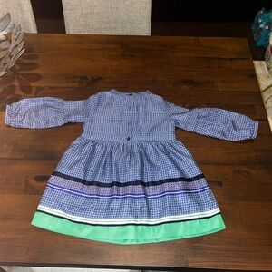 Janie and Jack Blue and White Patterned Garment